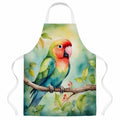 Lovebird Apron Cooking Kitchen Server Baking Crafts Gardening for Adult Women Men, Unisex, Large, Multicolor