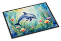 Spring Dolphin Doormat Indoor Outdoor 18H X 27W Front Door Mat Rugs for Entryway, Non Slip Washable