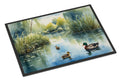 Ducks by the Pond Doormat Indoor Outdoor 24H X 36W Front Door Mat Rugs for Entryway, Non Slip Washable Low Pile,