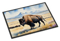 Prairie Bison Doormat Indoor Outdoor 18H X 27W Front Door Mat Rugs for Entryway, Non Slip Washable