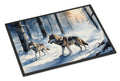 Winter Wolves Doormat Indoor Outdoor 18H X 27W Front Door Mat Rugs for Entryway, Non Slip Washable