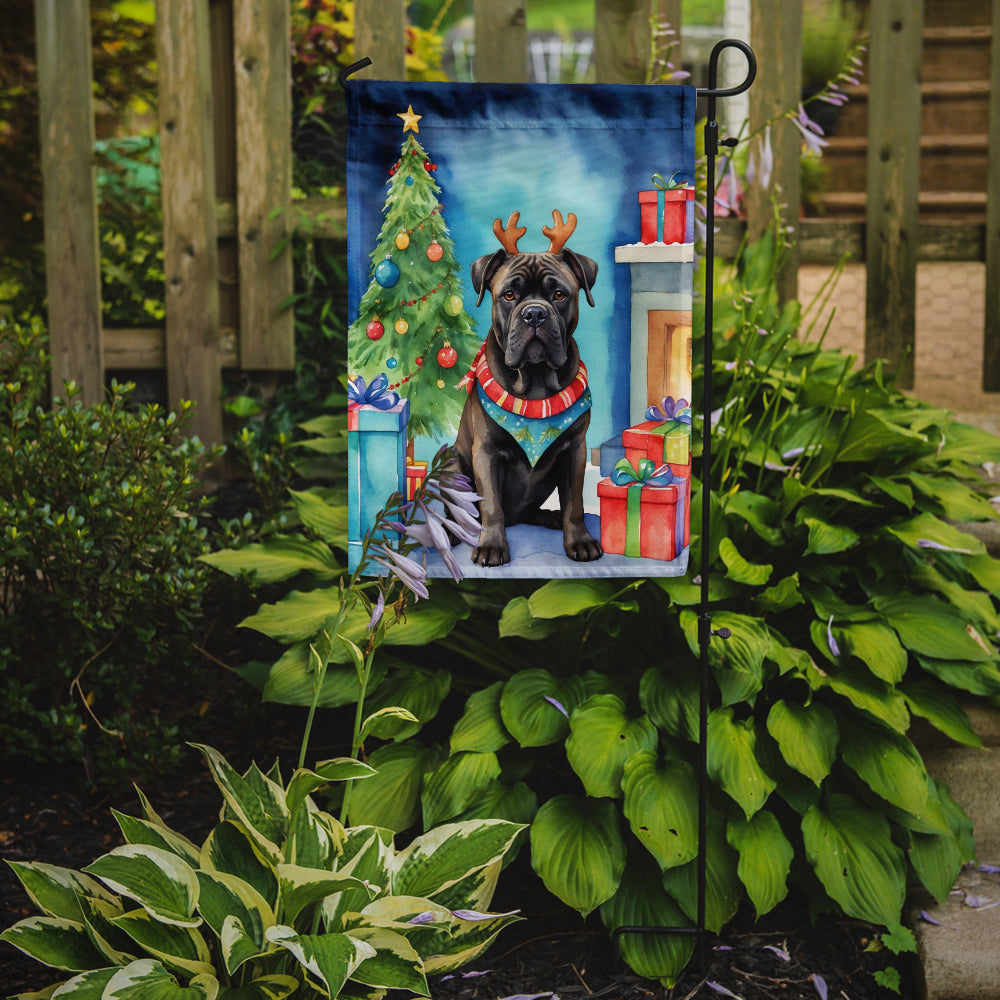 Cane Corso Christmas Reindeer Garden Flag Mailbox Decorative Yard Banner Outside Patio Artwork for Flower Beds, Garden Size, Multicolor