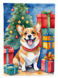 Corgi Christmas Reindeer Garden Flag Mailbox Decorative Yard Banner Outside Patio Artwork for Flower Beds, Garden Size, Multicolor