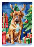 Dogue de Bordeaux Christmas Reindeer Garden Flag Mailbox Decorative Yard Banner Outside Patio Artwork for Flower Beds, Garden Size, Multicolor
