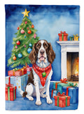 English Springer Spaniel Christmas Reindeer Garden Flag Mailbox Decorative Yard Banner Outside Patio Artwork for Flower Beds, Garden Size, Multicolor