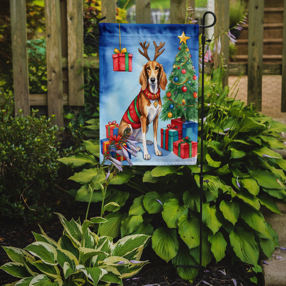 Saluki Christmas Reindeer Garden Flag Mailbox Decorative Yard Banner Outside Patio Artwork for Flower Beds, Garden Size, Multicolor