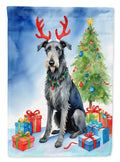 Scottish Deerhound Christmas Reindeer Garden Flag Mailbox Decorative Yard Banner Outside Patio Artwork for Flower Beds, Garden Size, Multicolor