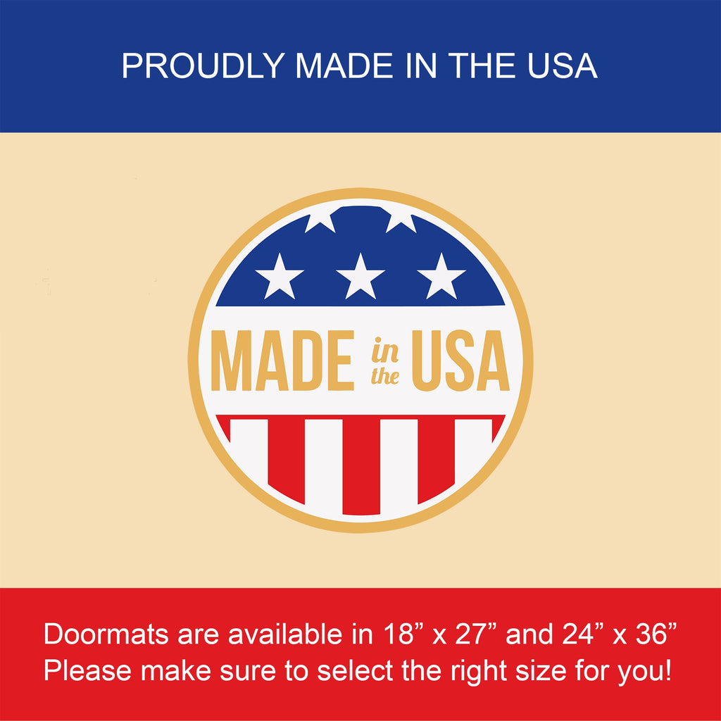 Mermaid and Manatee Ocean Friendship Coastal Watercolor Doormat Indoor Outdoor 24H X 36W Front Door Mat Rugs for Entryway, Non Slip Washable Low Pile,