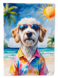 Labradoodle Summer Beach Time Garden Flag Mailbox Decorative Yard Banner Outside Patio Artwork for Flower Beds, Garden Size, Multicolor