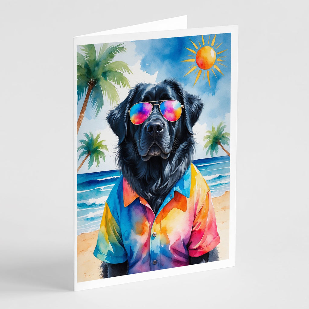 Newfoundland Summer Beach Time Greeting Cards Pack of 8 Blank Cards with Envelopes Whimsical A7 Size 5x7