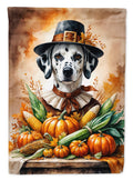 Dalmatian Thanksgiving Garden Flag Mailbox Decorative Yard Banner Outside Patio Artwork for Flower Beds, Garden Size, Multicolor