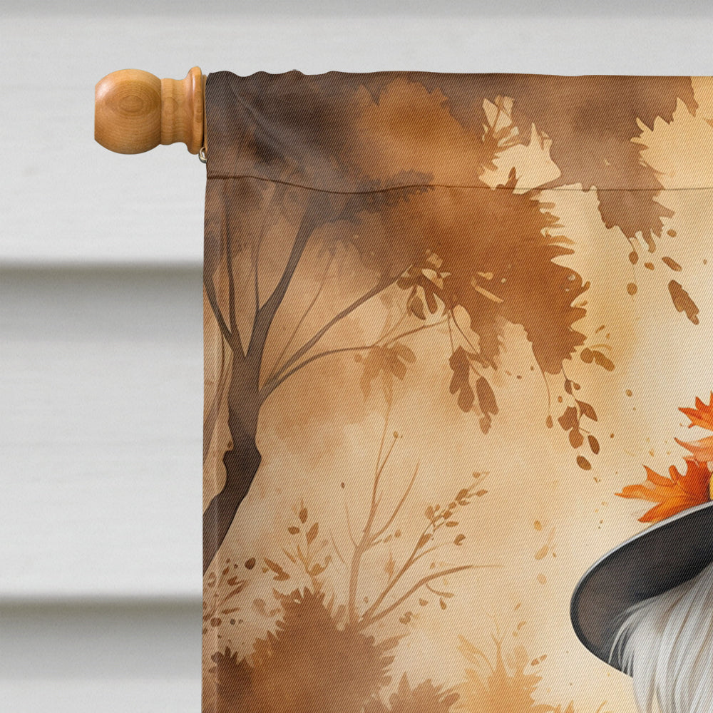 Maltese Thanksgiving House Flag 28x40 Porch Sleeve Pole Decorative Outside Yard Banner Artwork Wall Hanging, Polyester