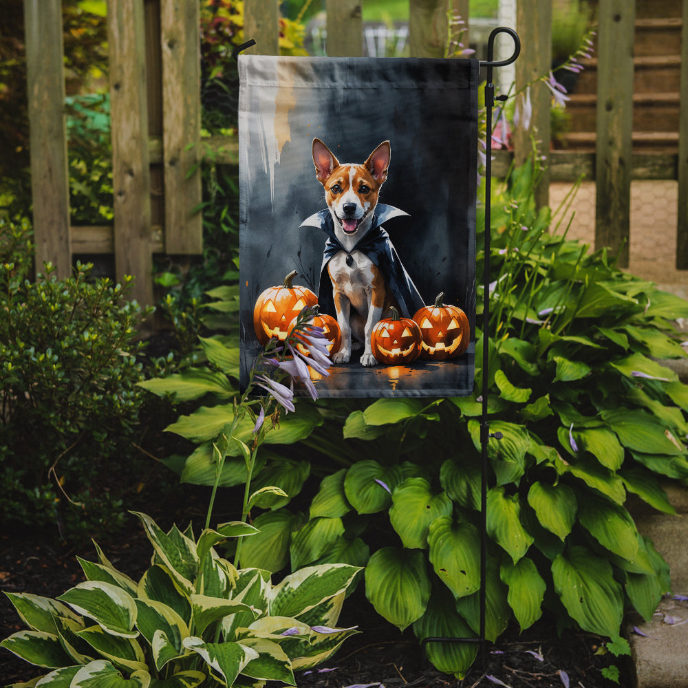 Basenji Puppy Halloween Garden Flag Mailbox Decorative Yard Banner Outside Patio Artwork for Flower Beds, Garden Size, Multicolor