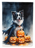 Border Collie Puppy Halloween Garden Flag Mailbox Decorative Yard Banner Outside Patio Artwork for Flower Beds, Garden Size, Multicolor