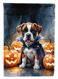 Boxer Puppy Halloween Garden Flag Mailbox Decorative Yard Banner Outside Patio Artwork for Flower Beds, Garden Size, Multicolor