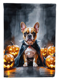 French Bulldog Puppy Halloween Garden Flag Mailbox Decorative Yard Banner Outside Patio Artwork for Flower Beds, Garden Size, Multicolor