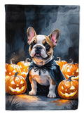 French Bulldog Puppy Halloween Garden Flag Mailbox Decorative Yard Banner Outside Patio Artwork for Flower Beds, Garden Size, Multicolor