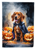 Vizsla Puppy Halloween Garden Flag Mailbox Decorative Yard Banner Outside Patio Artwork for Flower Beds, Garden Size, Multicolor