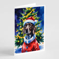 German Shorthaired Pointer Christmas Greeting Cards Pack of 8 Blank Cards with Envelopes Whimsical A7 Size 5x7