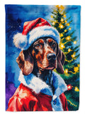German Wirehaired Pointer Christmas Garden Flag Mailbox Decorative Yard Banner Outside Patio Artwork for Flower Beds, Garden Size, Multicolor