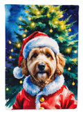 Goldendoodle Christmas Garden Flag Mailbox Decorative Yard Banner Outside Patio Artwork for Flower Beds, Garden Size, Multicolor