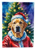 Yellow Labrador Retriever Christmas Garden Flag Mailbox Decorative Yard Banner Outside Patio Artwork for Flower Beds, Garden Size, Multicolor