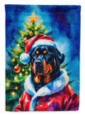 Rottweiler Christmas Garden Flag Mailbox Decorative Yard Banner Outside Patio Artwork for Flower Beds, Garden Size, Multicolor