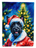 Scottish Terrier Christmas Garden Flag Mailbox Decorative Yard Banner Outside Patio Artwork for Flower Beds, Garden Size, Multicolor