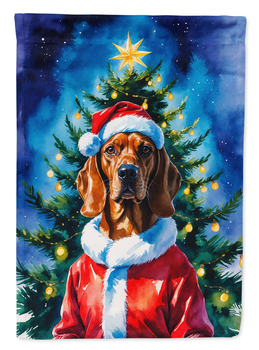 Vizsla Christmas Garden Flag Mailbox Decorative Yard Banner Outside Patio Artwork for Flower Beds, Garden Size, Multicolor