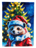Hedgehog Christmas Garden Flag Mailbox Decorative Yard Banner Outside Patio Artwork for Flower Beds, Garden Size, Multicolor