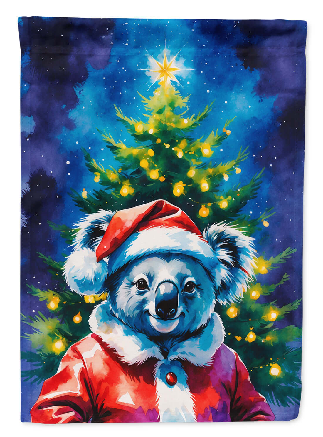 Koala Christmas Garden Flag Mailbox Decorative Yard Banner Outside Patio Artwork for Flower Beds, Garden Size, Multicolor
