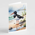 Oystercatcher Bird Greeting Cards Pack of 8 Blank Cards with Envelopes Whimsical A7 Size 5x7