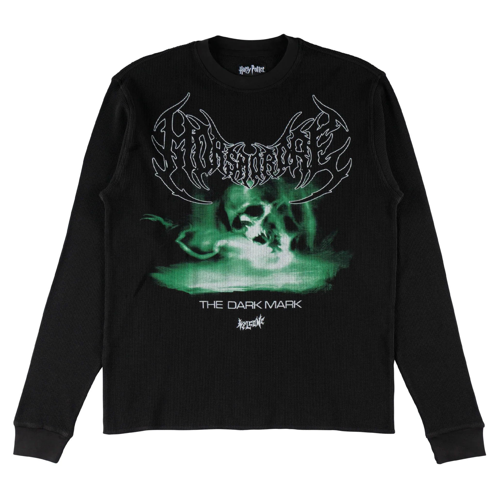 Welcome x Harry Potter Dark Mark Thermal Tee - Black