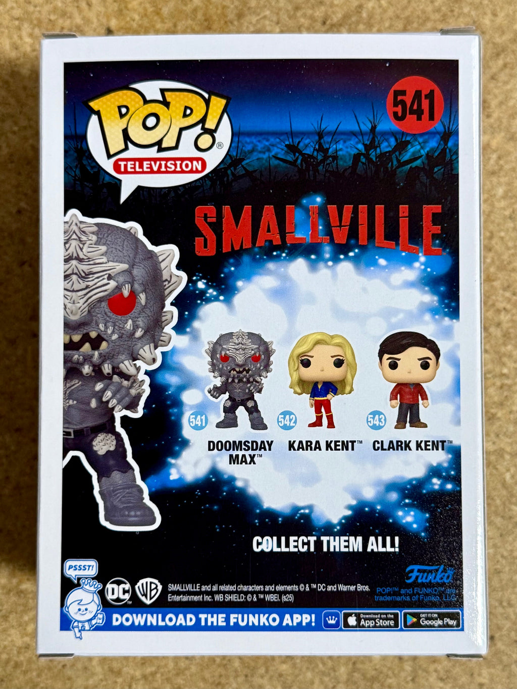 Funko Pop! Television Doomsday Max #541 DC Heroes 2024 Smallville Kryptonian