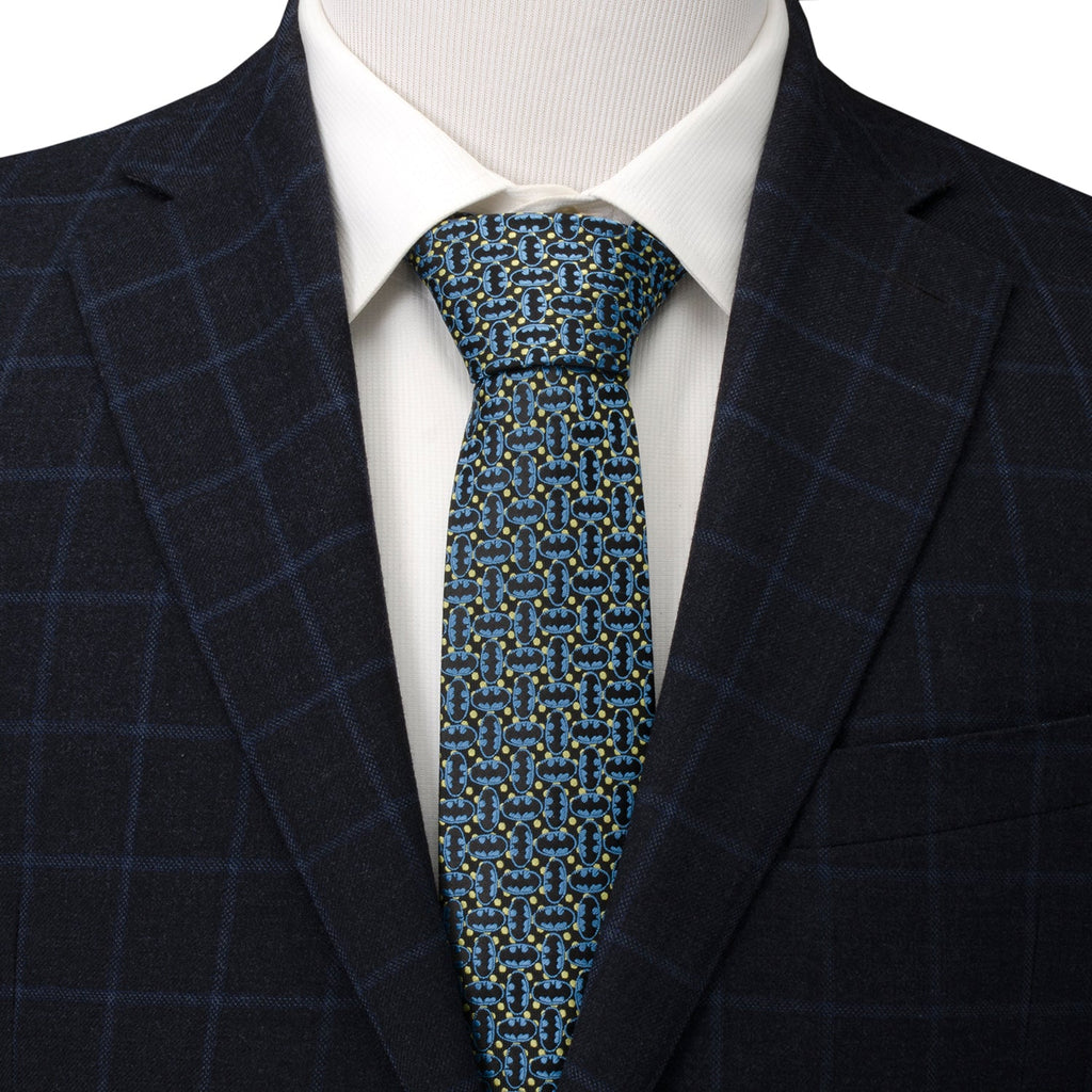 DC Batman Emblem Multi Black Men's Tie