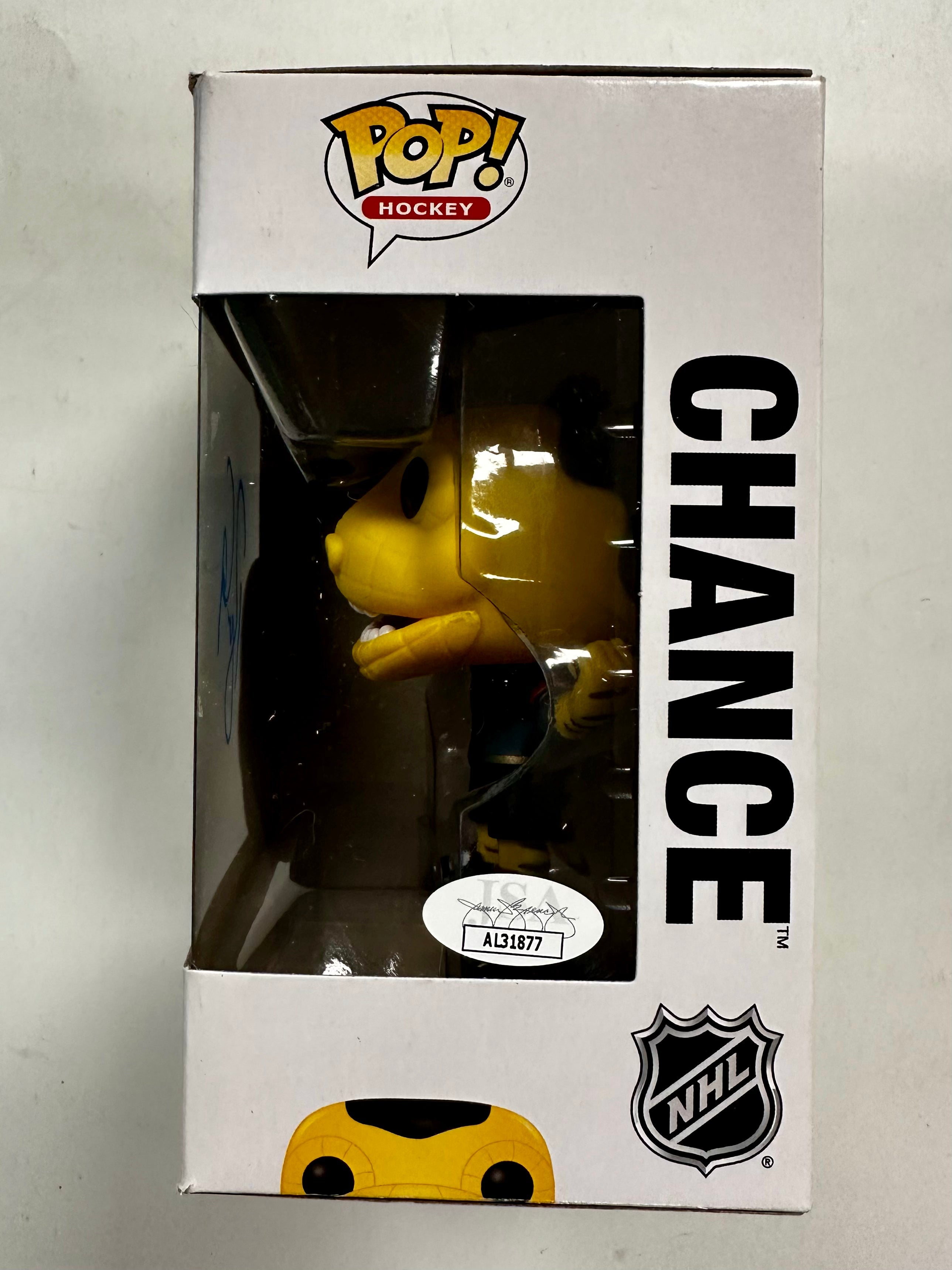 Coach Bruce Cassidy Signed NHL Vegas Knights Chance Funko Pop! #05 With JSA COA
