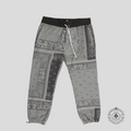 Amiri Bandana Reconstruct Sweatpants in Grey