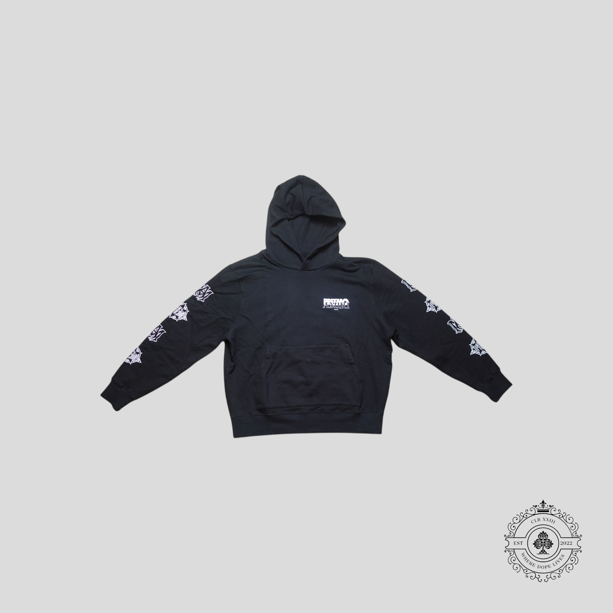 Amiri X DJ Premier Hoodie in Black