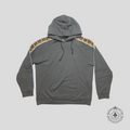 Gucci Interlocking G Embroidered Sleeves Hoodie in Grey