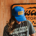 'Banner’ Foam Trucker Hat - Royal Blue