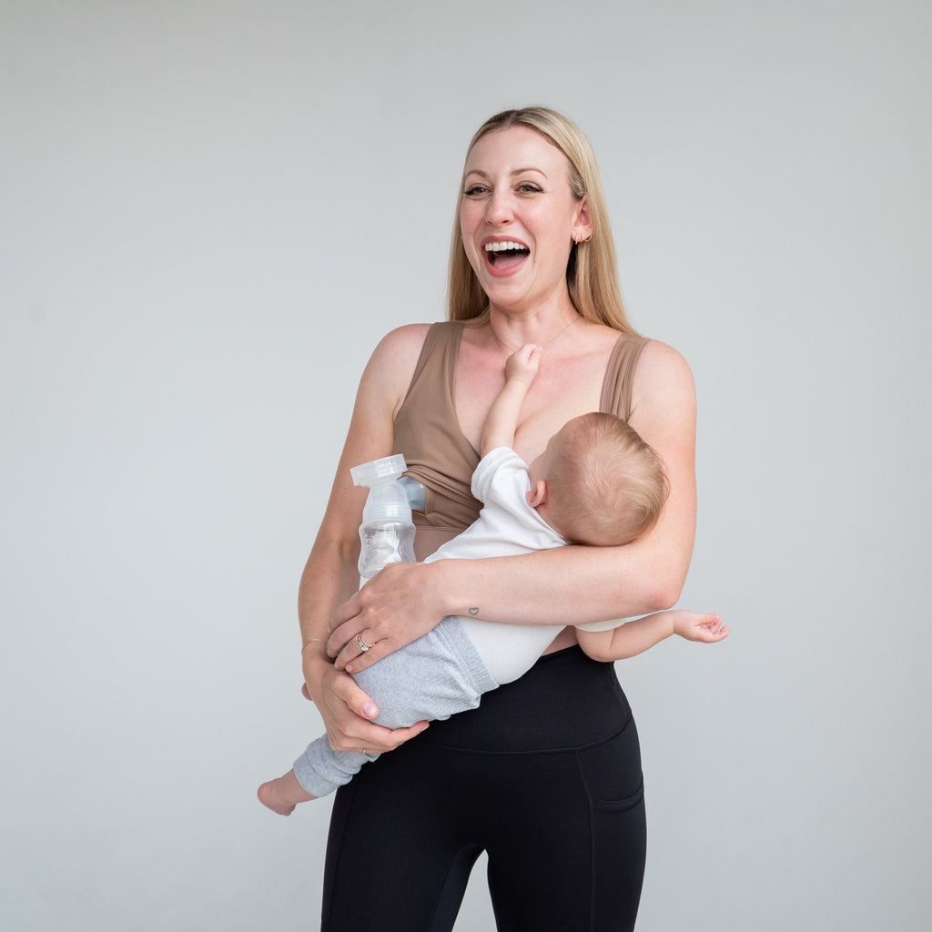 Everyday Luxe® 3.0 Nursing & Hands-Free Pumping Bra for Breastfeeding Moms