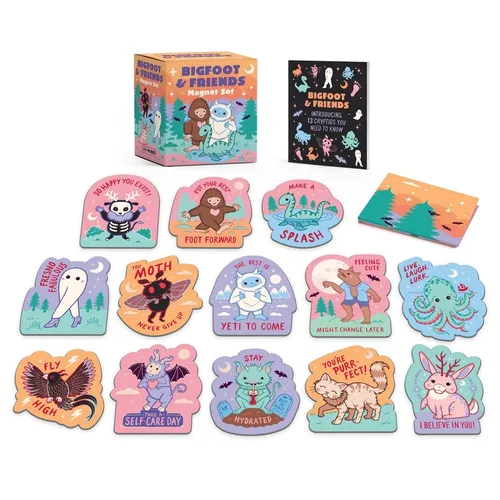 Bigfoot & Friends Magnet Set - Paperback