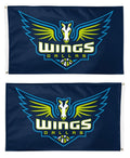 Dallas Wings 2 Sided 3x5 Flag