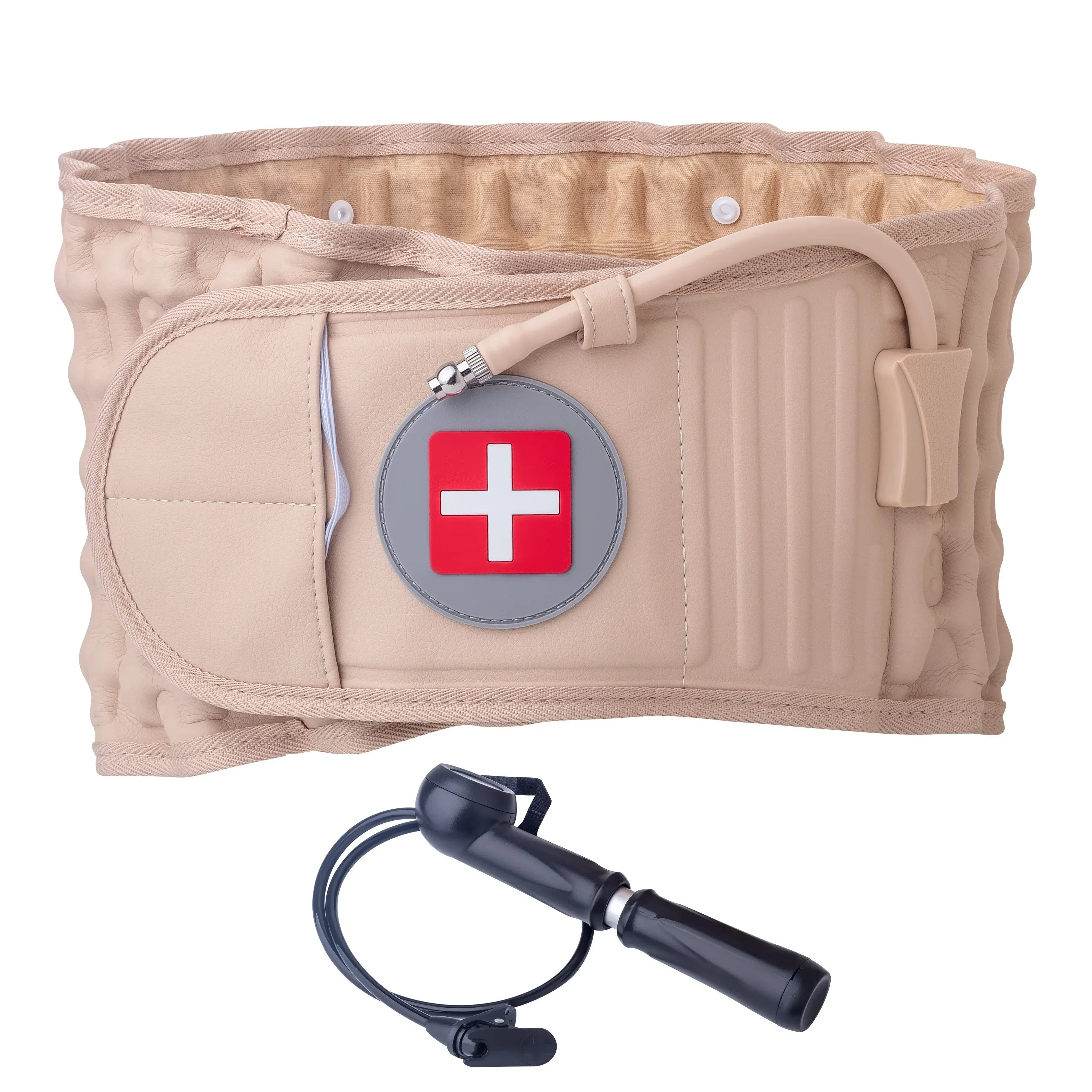 Decompression Lumbar Support Belt – Adjustable Inflatable Waist Traction