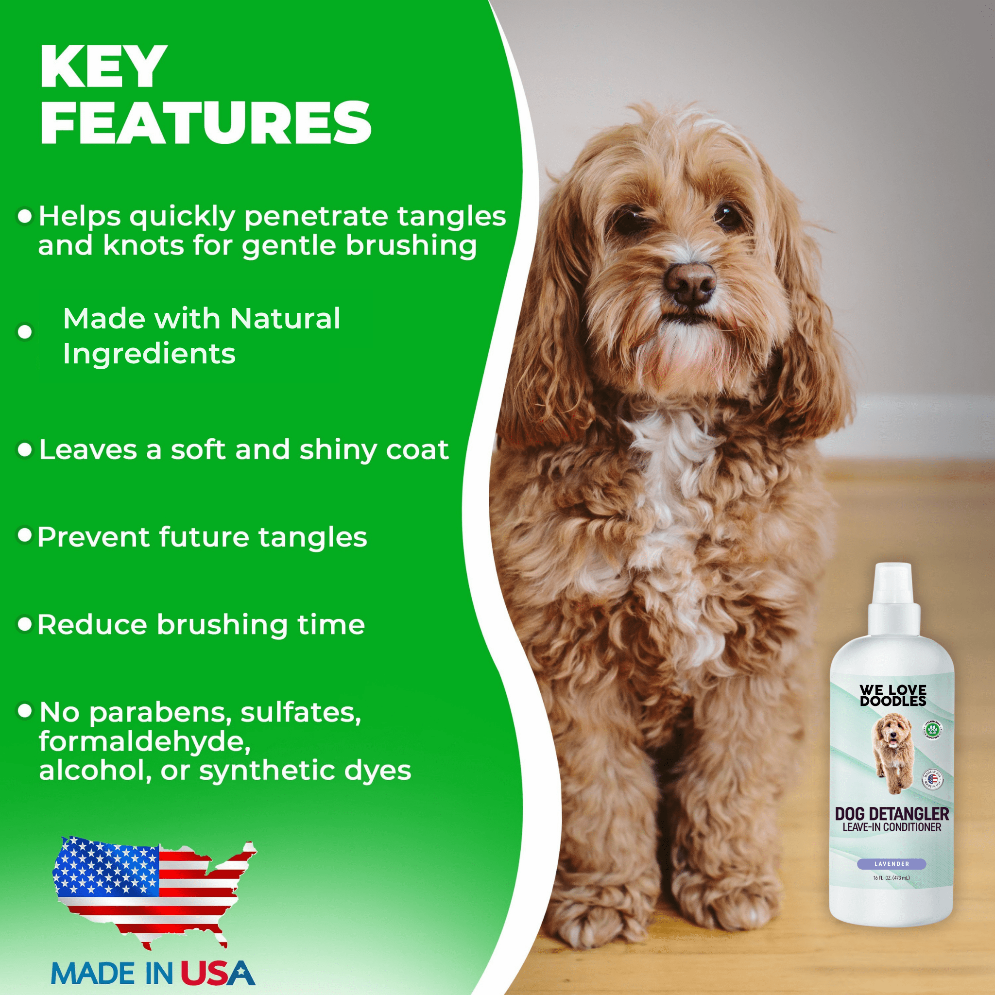 Puppy Grooming Kit – Brush, Shampoo & Detangler