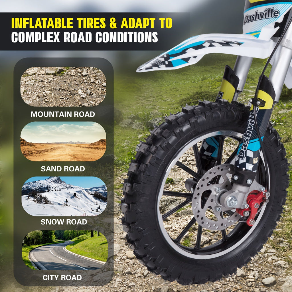 Dirt Bike, 4-Stroke Gas Power Mini Pit Bike