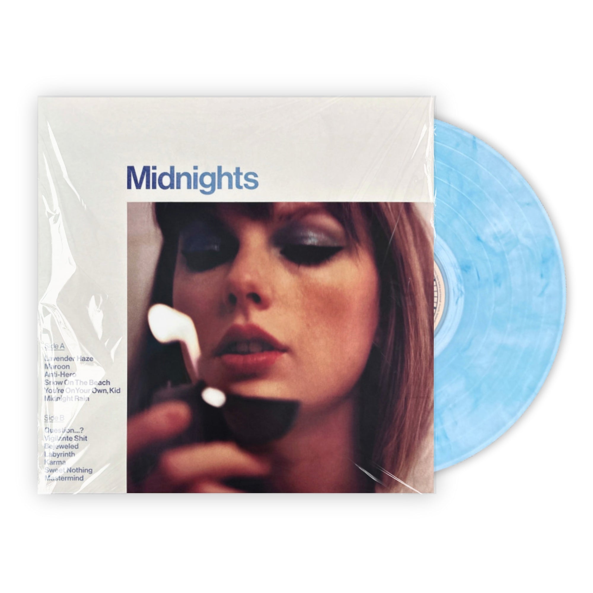 Fearless (Taylor's Version) (Gold Vinyl/3LP) & Midnights (X) (Moonstone Blue LP Vinyl) & 1989 (Taylor's Version) (2LP/Crystal Skies Blue Vinyl) & Tortured Poets Department (X) (Ghosted White Vinyl/2LP/Manuscript- Bonus Track) & Lover & 1989