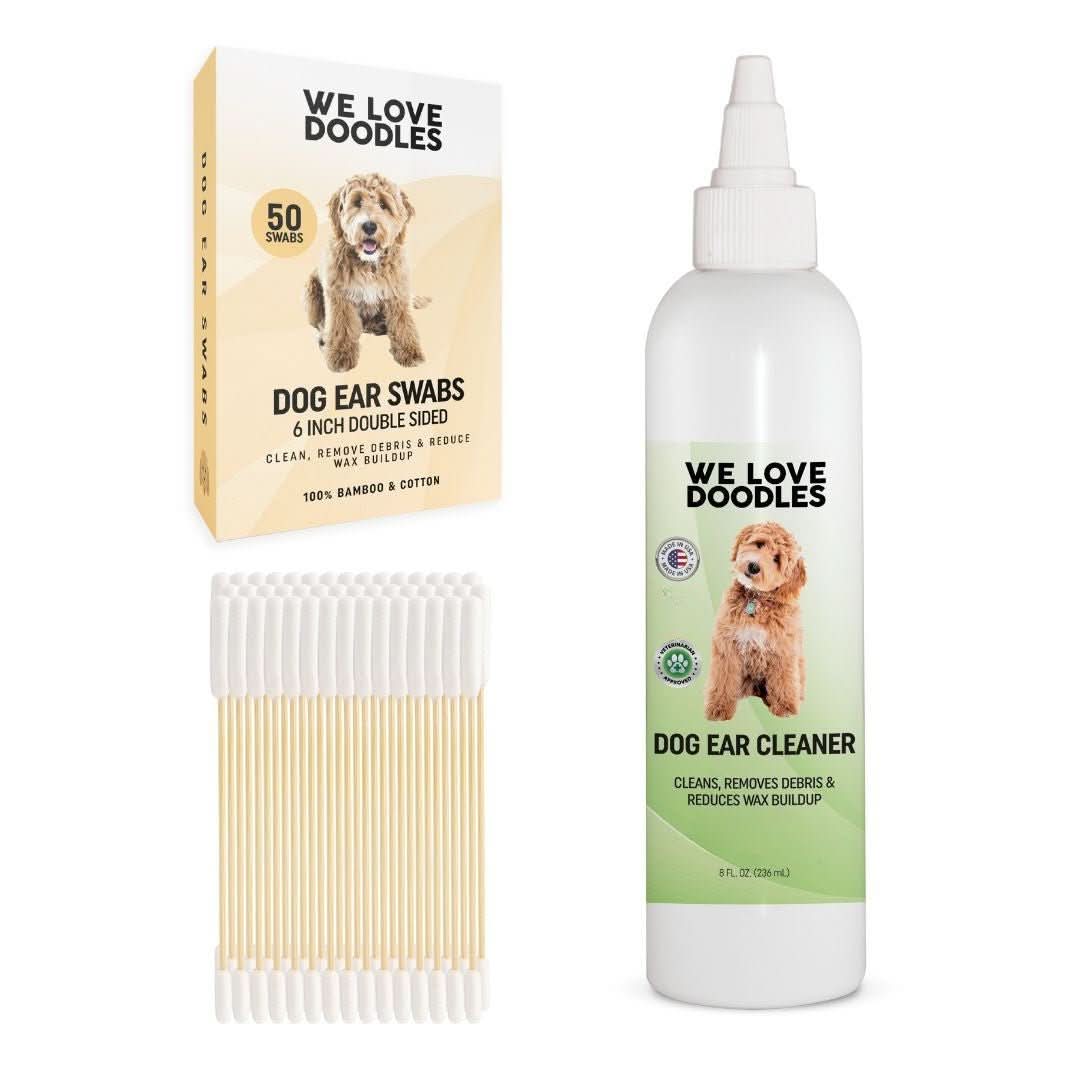 Dog Ear Wash & Swabs Cleaning Kit