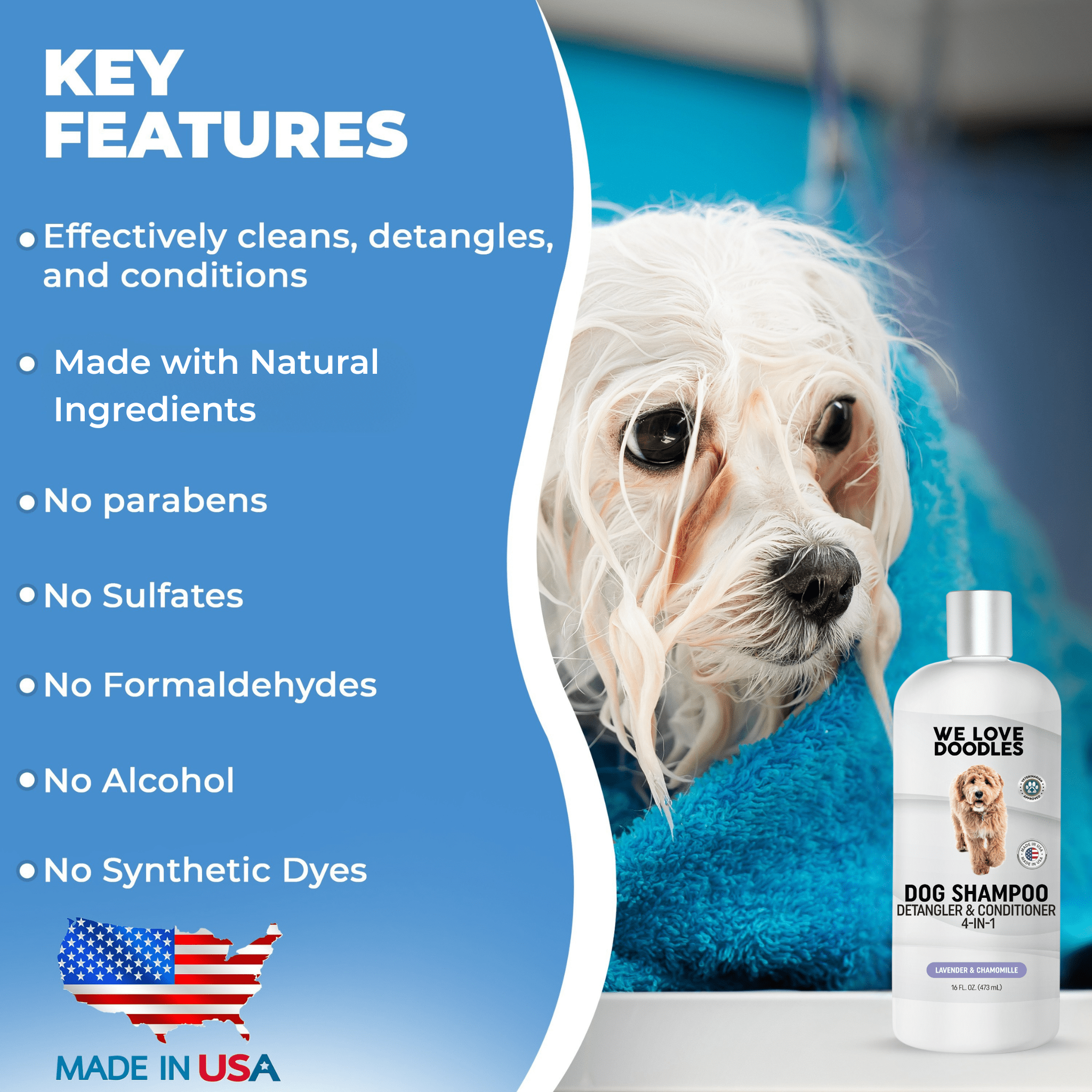 Dog Shampoo Variety Pack – Lavender, Mango & Ocean Breeze
