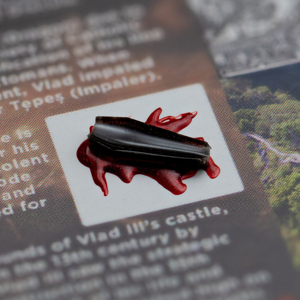 Dracula's Castle Soil Coffin - Display Card 🦇